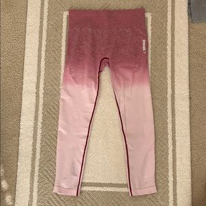 Gymshark pink ombré leggings
